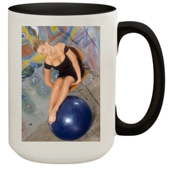 Jessica Simpson 15oz Colored Inner & Handle Mug