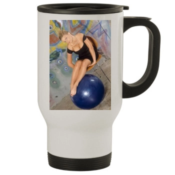 Jessica Simpson Stainless Steel Travel Mug