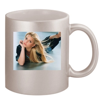 Jessica Simpson 11oz Metallic Silver Mug