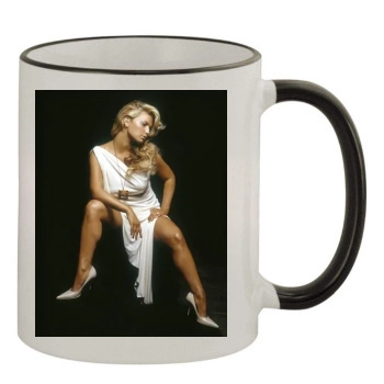 Jessica Simpson 11oz Colored Rim & Handle Mug