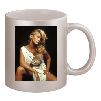 Jessica Simpson 11oz Metallic Silver Mug