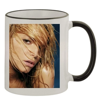 Jessica Simpson 11oz Colored Rim & Handle Mug