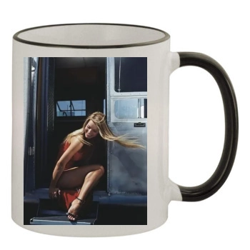 Jessica Simpson 11oz Colored Rim & Handle Mug