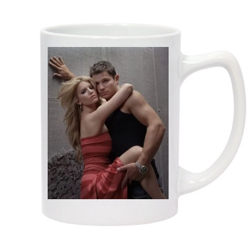 Jessica Simpson 14oz White Statesman Mug