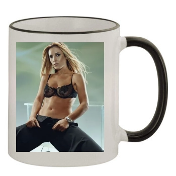 Jillian Barberie 11oz Colored Rim & Handle Mug