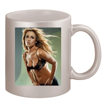 Jillian Barberie 11oz Metallic Silver Mug