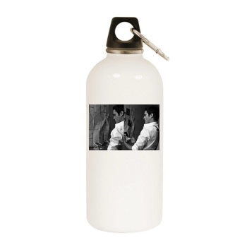 Joaquin Phoenix White Water Bottle With Carabiner