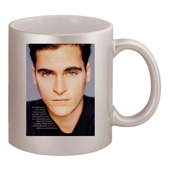 Joaquin Phoenix 11oz Metallic Silver Mug