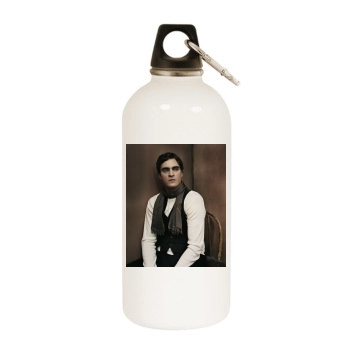 Joaquin Phoenix White Water Bottle With Carabiner