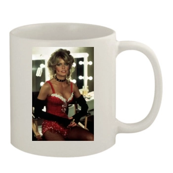 Farrah Fawcett 11oz White Mug