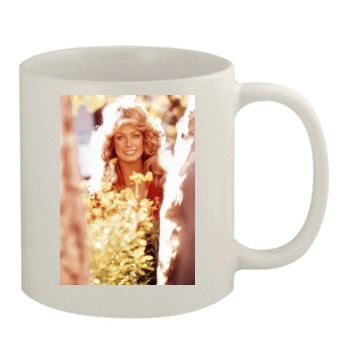 Farrah Fawcett 11oz White Mug