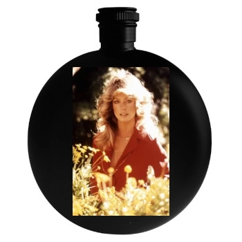 Farrah Fawcett Round Flask