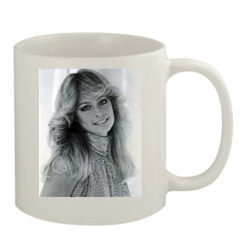 Farrah Fawcett 11oz White Mug