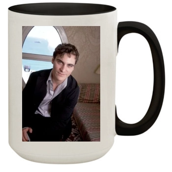 Joaquin Phoenix 15oz Colored Inner & Handle Mug