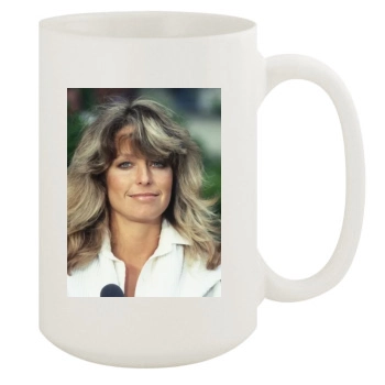 Farrah Fawcett 15oz White Mug