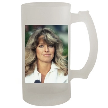 Farrah Fawcett 16oz Frosted Beer Stein