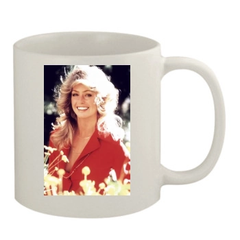 Farrah Fawcett 11oz White Mug