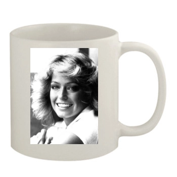 Farrah Fawcett 11oz White Mug