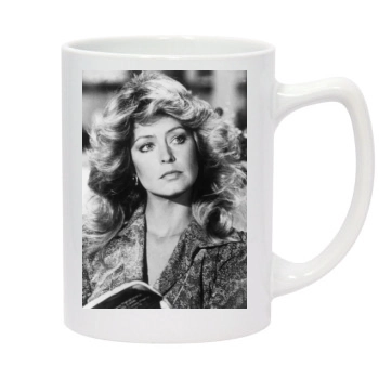 Farrah Fawcett 14oz White Statesman Mug