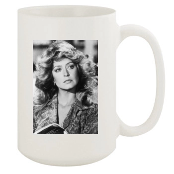 Farrah Fawcett 15oz White Mug