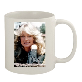 Farrah Fawcett 11oz White Mug