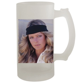 Farrah Fawcett 16oz Frosted Beer Stein