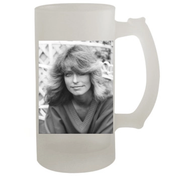 Farrah Fawcett 16oz Frosted Beer Stein