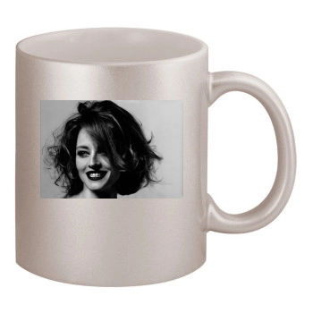 Jodie Foster 11oz Metallic Silver Mug