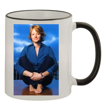 Jodie Foster 11oz Colored Rim & Handle Mug