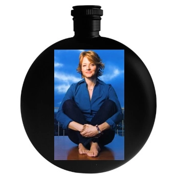 Jodie Foster Round Flask