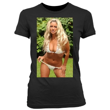 Jodie Marsh Women's Junior Cut Crewneck T-Shirt