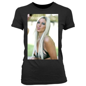 Jodie Marsh Women's Junior Cut Crewneck T-Shirt