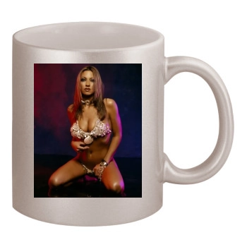 Jodie Marsh 11oz Metallic Silver Mug