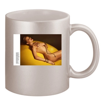 Rosie Huntington-Whiteley 11oz Metallic Silver Mug