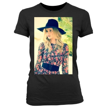 Rosie Huntington-Whiteley Women's Junior Cut Crewneck T-Shirt