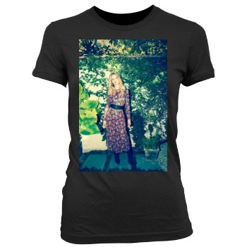 Rosie Huntington-Whiteley Women's Junior Cut Crewneck T-Shirt