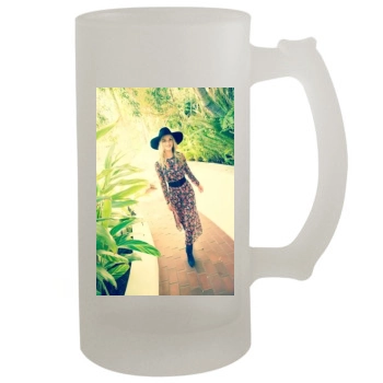 Rosie Huntington-Whiteley 16oz Frosted Beer Stein