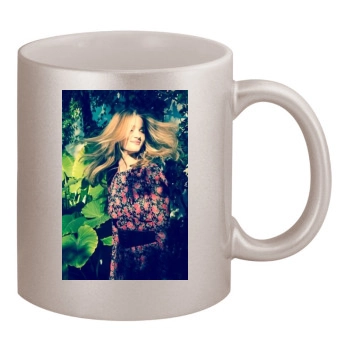 Rosie Huntington-Whiteley 11oz Metallic Silver Mug