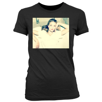 Rosie Huntington-Whiteley Women's Junior Cut Crewneck T-Shirt