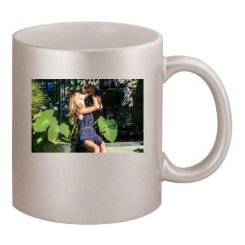 Rosie Huntington-Whiteley 11oz Metallic Silver Mug