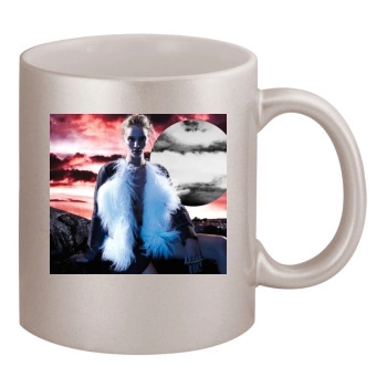 Rosie Huntington-Whiteley 11oz Metallic Silver Mug