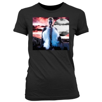 Rosie Huntington-Whiteley Women's Junior Cut Crewneck T-Shirt