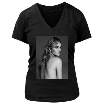 Rosie Huntington-Whiteley Women's Deep V-Neck TShirt