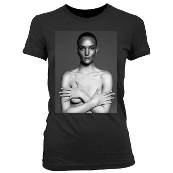 Rosie Huntington-Whiteley Women's Junior Cut Crewneck T-Shirt