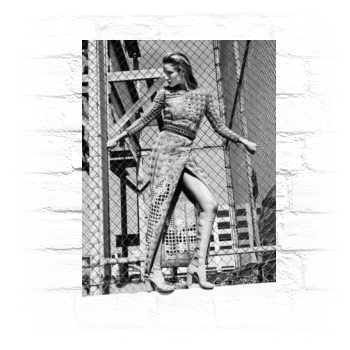 Rosie Huntington-Whiteley Metal Wall Art