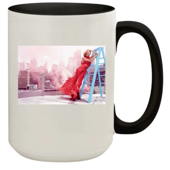 Rosie Huntington-Whiteley 15oz Colored Inner & Handle Mug