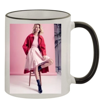 Rosie Huntington-Whiteley 11oz Colored Rim & Handle Mug