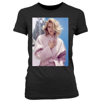 Rosie Huntington-Whiteley Women's Junior Cut Crewneck T-Shirt