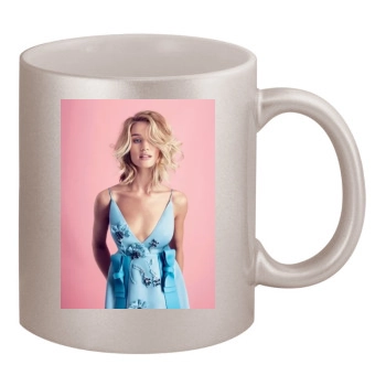 Rosie Huntington-Whiteley 11oz Metallic Silver Mug