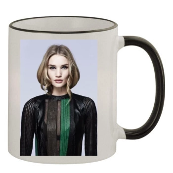 Rosie Huntington-Whiteley 11oz Colored Rim & Handle Mug